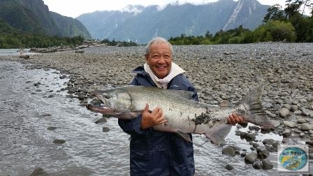 Fotos da pesca esportiva em Chaiten no Chile